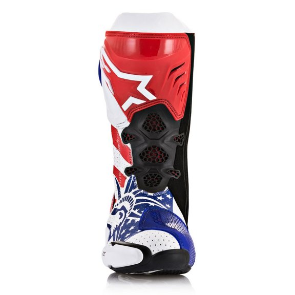 Alpinestars Supertech R Marquez Motorcycle Boots Front                                                                                                                                                                                                         