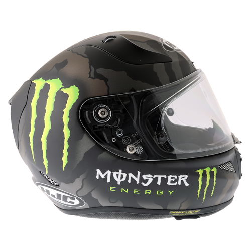 HJC RPHA 11 Monster Military Camo Full Face Motorcycle Helmet Right Side                                                                                                                                                                                       