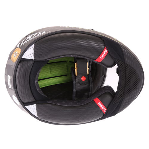 HJC RPHA 11 Monster Military Camo Full Face Motorcycle Helmet Inside                                                                                                                                                                                           