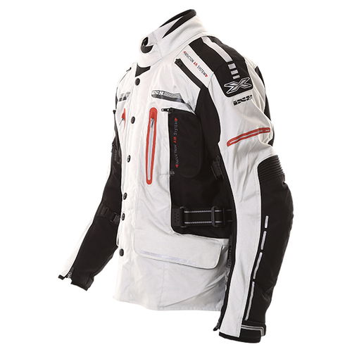 IXS Eagle 2 Mens Grey Black Textile Motorcycle Jacket Side                                                                                                                                                                                                     
