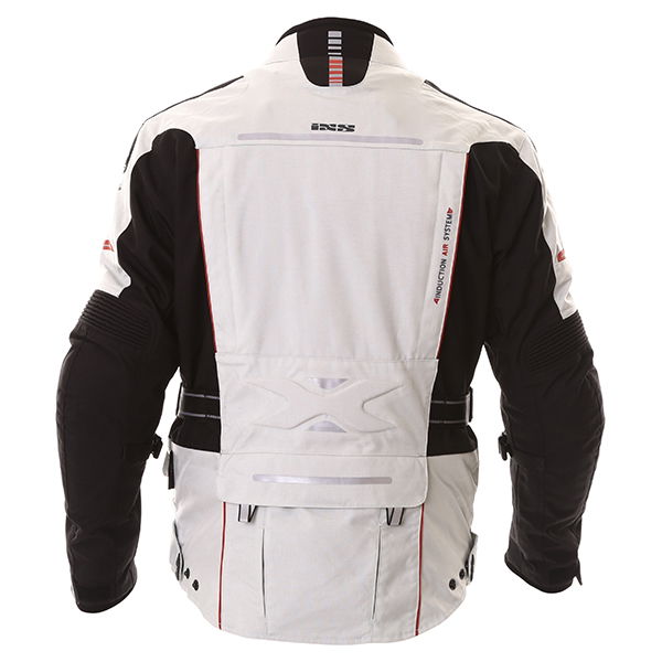 IXS Eagle 2 Mens Grey Black Textile Motorcycle Jacket Back                                                                                                                                                                                                     