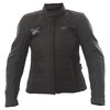 IXS Eveline Ladies Black Textile Motorcycle Jacket Front                                                                                                                                                                                                       