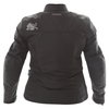 IXS Eveline Ladies Black Textile Motorcycle Jacket Back                                                                                                                                                                                                        