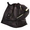 IXS Nemesis Ladies Black Yellow Textile Motorcycle Jacket Inside                                                                                                                                                                                               
