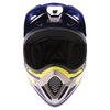 IXS HX 276 Ice Blue Red Yellow Helmet Front                                                                                                                                                                                                                    