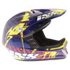 IXS HX 276 Ice Blue Red Yellow Helmet Right Side                                                                                                                                                                                                               