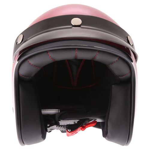 IXS HX 89 Pink Open Face Motorcycle Helmet Front                                                                                                                                                                                                               