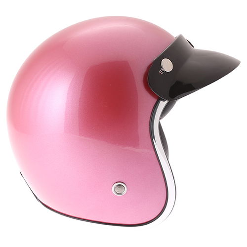 IXS HX 89 Pink Open Face Motorcycle Helmet Right Side                                                                                                                                                                                                          
