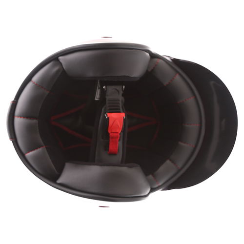 IXS HX 89 Pink Open Face Motorcycle Helmet Inside                                                                                                                                                                                                              