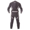 Alpinestars Orbiter 1pc Mens Black White Leather Motorcycle Suit Back                                                                                                                                                                                          