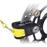 Alpha XA14 Alarm Disc Lock - Black/Yellow