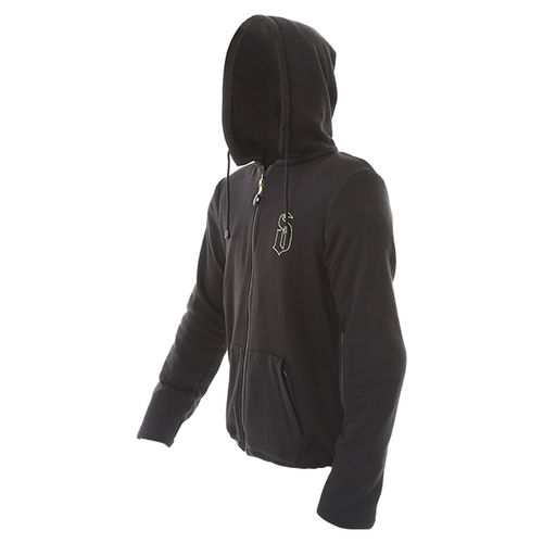 Draggin Black Motorcycle Hoodie Side                                                                                                                                                                                                                           