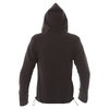 Draggin Black Motorcycle Hoodie Back                                                                                                                                                                                                                           