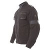 Frank Thomas Crunch Mens Black Wax Motorcycle Jacket Side                                                                                                                                                                                                      