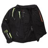 Alpinestars Juno Air Monster Mens Black Green Textile Motorcycle Jacket Inside                                                                                                                                                                                 