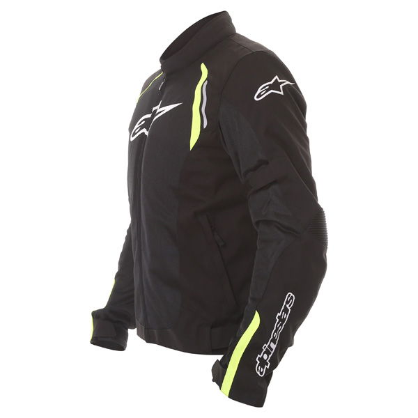 Alpinestars AST Air Mens Black Fluo Yellow Textile Motorcycle Jacket Side                                                                                                                                                                                      