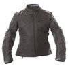 Oxford Products Valencia 2 Short Ladies Black Textile Motorcycle Jacket Front                                                                                                                                                                                  