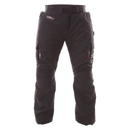 Oxford Products Siren 2 Ladies Black Textile Motorcycle Pants Front                                                                                                                                                                                            