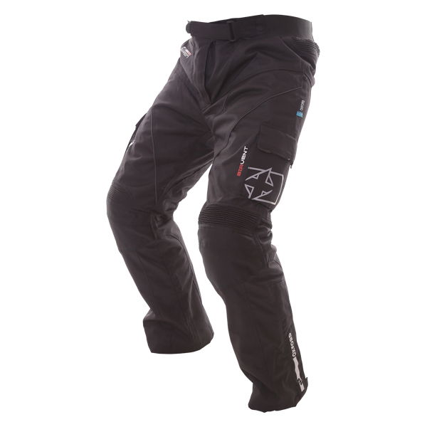 Oxford Products Siren 2 Ladies Black Textile Motorcycle Pants Side                                                                                                                                                                                             
