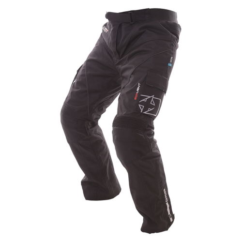 Oxford Products Siren 2 Ladies Black Textile Motorcycle Pants Side                                                                                                                                                                                             