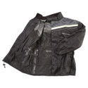 Dallas Rain Jacket Black Yellow