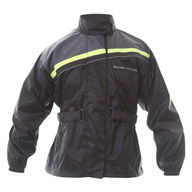 Dallas Rain Ladies Jacket Black Yellow