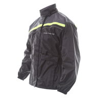 Dallas Rain Ladies Jacket Black Yellow