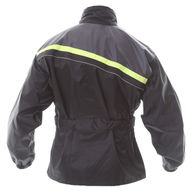 Dallas Rain Ladies Jacket Black Yellow