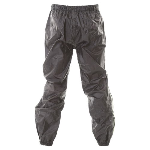 Frank Thomas Dallas Ladies Black Yellow Waterproof Over Pants Back                                                                                                                                                                                             