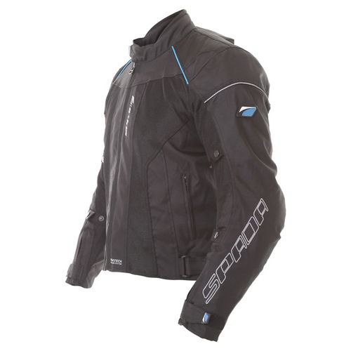 Spada Air Pro Black Motorcycle Jacket Side                                                                                                                                                                                                                     