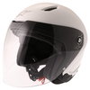 Alpinestars Novus White Open Face Motorcycle Helmet Front Left                                                                                                                                                                                                 