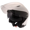 Alpinestars Novus White Open Face Motorcycle Helmet With Sun Visor                                                                                                                                                                                             