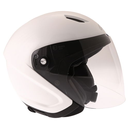 Alpinestars Novus White Open Face Motorcycle Helmet Right Side                                                                                                                                                                                                 