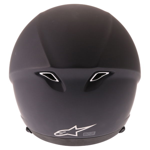 Alpinestars Novus Matt Black Open Face Motorcycle Helmet Back                                                                                                                                                                                                  