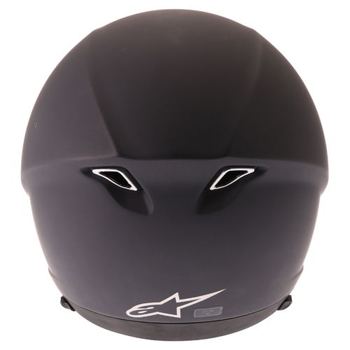 Alpinestars Novus Matt Black Open Face Motorcycle Helmet Back                                                                                                                                                                                                  