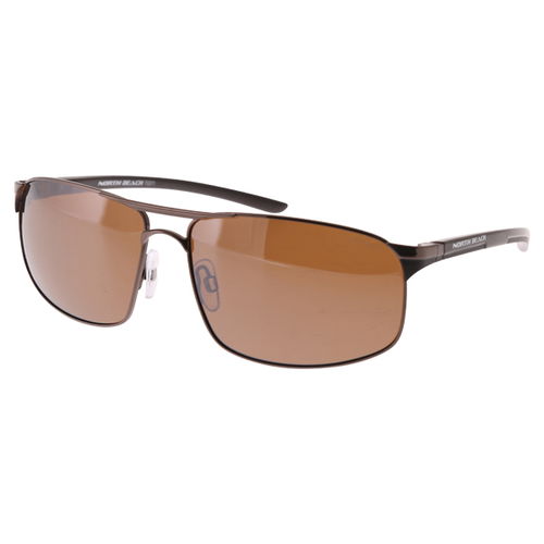 North Beach Sturgeon Brown Brown Lens Sunglasses Front Left                                                                                                                                                                                                    