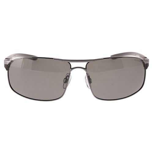 North Beach Sturgeon Gunmetal Green Lens Sunglasses Front                                                                                                                                                                                                      