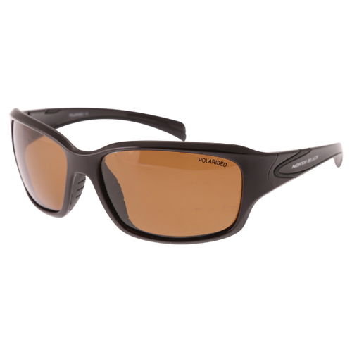 North Beach Mahi-Mahi Brown Brown Lens Sunglasses Front Left                                                                                                                                                                                                   
