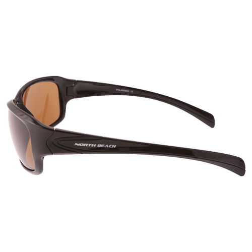 North Beach Mahi-Mahi Brown Brown Lens Sunglasses Side                                                                                                                                                                                                         