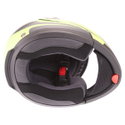 DV06 Flip Front Helmet Matt Black Neo Yellow