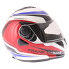 Frank Thomas DV06 White Red Blue Flip Front Motorcycle Helmet Right Side                                                                                                                                                                                       