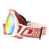 Dirty Dog MX Outrigger Red White Red Fusion Goggles Left Side                                                                                                                                                                                                  
