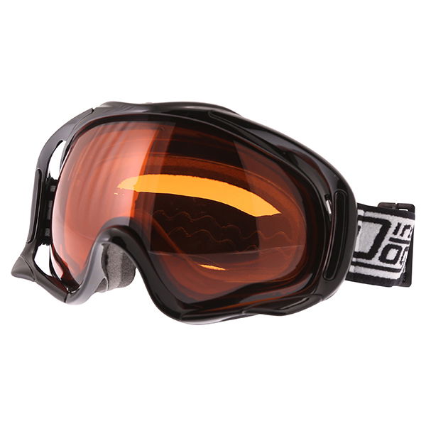 Dirty Dog MX Outrigger Black Orange Goggles Front Left                                                                                                                                                                                                         