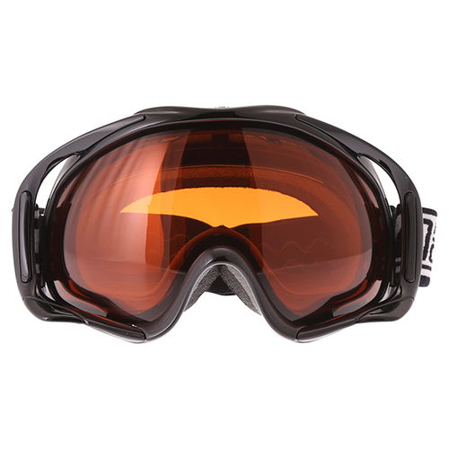 Dirty Dog MX Outrigger Black Orange Goggles Front                                                                                                                                                                                                              