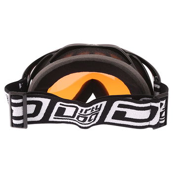 Dirty Dog MX Outrigger Black Orange Goggles Back                                                                                                                                                                                                               