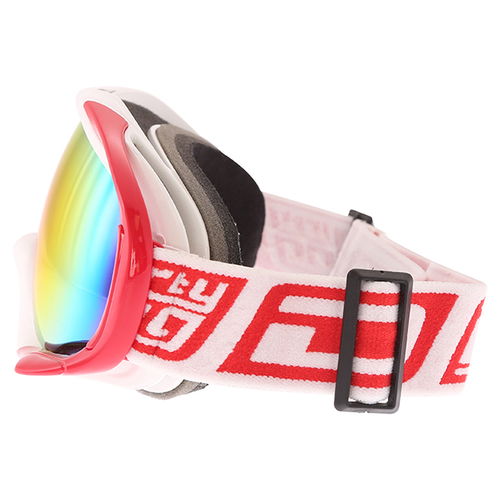 Dirty Dog MX Outrigger White Red Red Fusion Goggles Left Side                                                                                                                                                                                                  