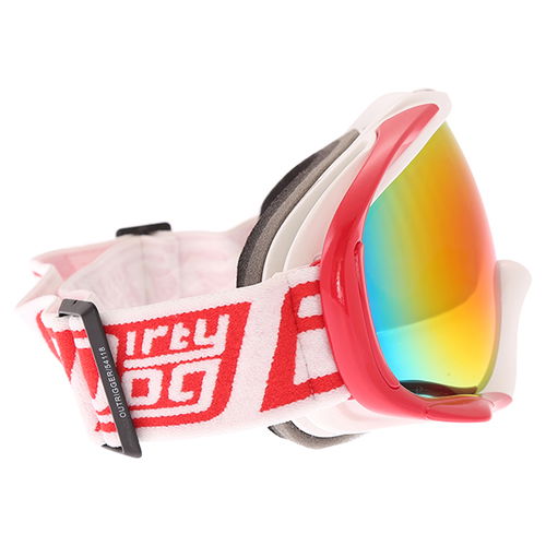 Dirty Dog MX Outrigger White Red Red Fusion Goggles Right Side                                                                                                                                                                                                 