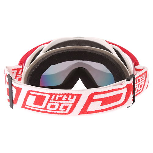 Dirty Dog MX Outrigger White Red Red Fusion Goggles Back                                                                                                                                                                                                       