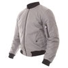 Spada Airforce 1 Mens Silver Textile Motorcycle Jacket Side                                                                                                                                                                                                    