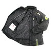 Frank Thomas Rose Ladies Black Yellow Textile Motorcycle Jacket Inside                                                                                                                                                                                         